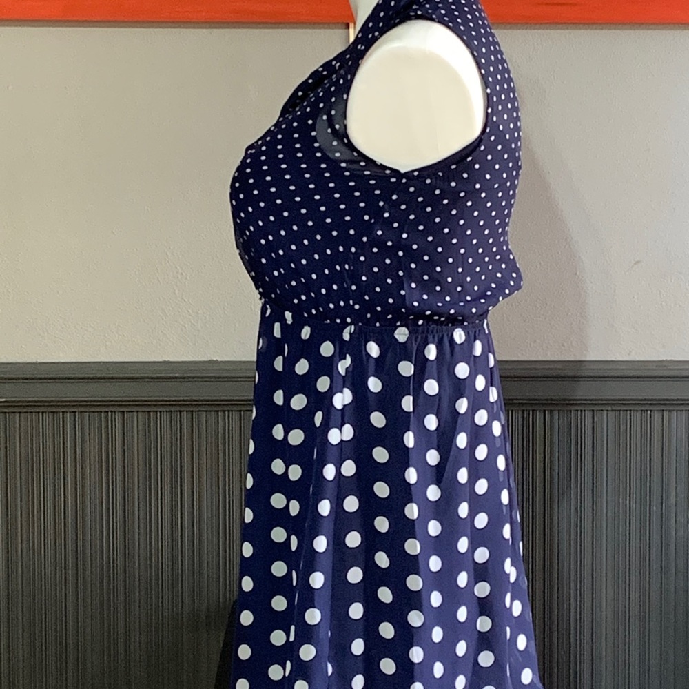 BeBop Polka Dot Dress SZ-M - Picture 3 of 5